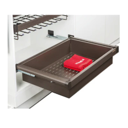 Rổ bằng kim loại Hafele 807.95.851, KT 764 x 475 x 150, màu Chestnut