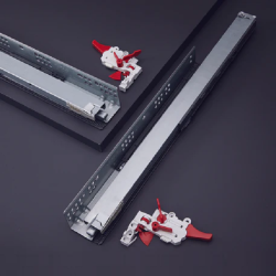 Ray trượt âm 50KG Hafele 433.32.134, Chiều dài/ Chiều dài ngăn kéo/ Chiều sâu hộc tủ : 450/ 440/ 460 mm