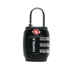 Khóa TSA Hafele 331 - 482.09.009, màu đen