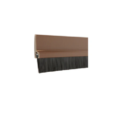 DIY Thanh chắn bụi Hafele 489.97.112 dạng chổi, dán keo, màu nâu, dài 1000mm