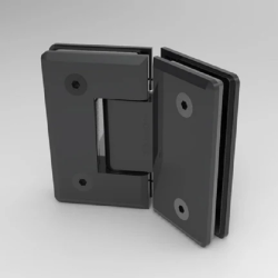 Bản lề kính - kính 135° Hafele 499.05.857, màu pvd đen mờ