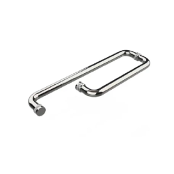 Tay nắm kéo cửa phòng tắm kính Hafele 499.68.222, màu inox bóng