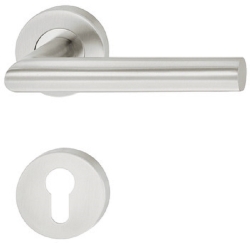 Tay gạt cửa trên nắp chụp tay nắm 903.92.556, Cửa chống cháy Hafele Startec, mẫu LDH 2171, thép không gỉ