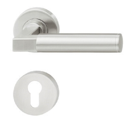 Tay gạt có nắp che 903.92.696, lớp phủ inox mờ, bộ PC