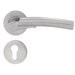 Bộ tay nắm cửa 903.99.032, inox, Startec Bộ tay nắm gạt, inox, mờ