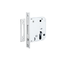 Thân khóa chốt chết Hafele 911.22.490, màu inox mờ