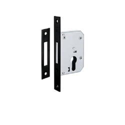 Thân khóa cửa trượt Hafele 911.26.413, màu đen mờ