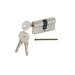 Ruột khóa Hafele 916.96.015, 2 đầu chìa , Chiều dài A: 35.5 B: 35.5 C: 71