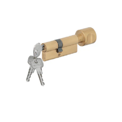 Ruột khóa Hafele 916.96.666, 1 đầu chìa, 1 đầu vặn 65mm