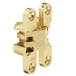 Bản lề 341.07.527, âm, cho cửa nội thất phẳng, mạ đồng