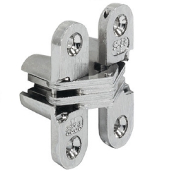 Bản lề 341.07.727, âm, cho cửa nội thất phẳng, mạ niken