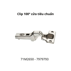 Bản lề CLIP góc mở 100° 71M2650 7979793, trùm nửa