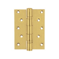 Bản lề lá 489.05.024 , 2 vòng bi, KT 127 x 89 x 3 mm, màu đồng bóng