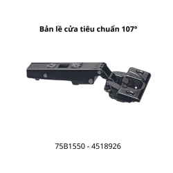 Bản lề tích hợp giảm chấn góc mở 107° 75B1550 4518926, trùm hết