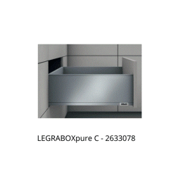 Ray hộp Blum LEGRABOX C 2633078 XÁM 