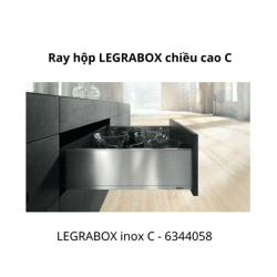 Ray hộp LEGRABOX inox C, chiều cao C 177mm, 6344058