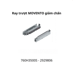 Ray trượt Blum MOVENTO 760H3500S 2929806, 40kg, 350mm