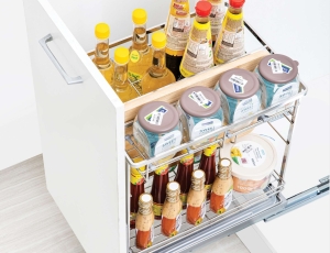 Kệ Gia Vị Chai Lọ Nan Dệt - Tổ Chức Bếp Của Bạn Với Phong Cách Đặc Biệt!