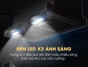 Tạm Biệt Mùi Khó Chịu Với Máy Hút Mùi Turbo X-350D - Giải Pháp Cho Bếp Của Bạn!